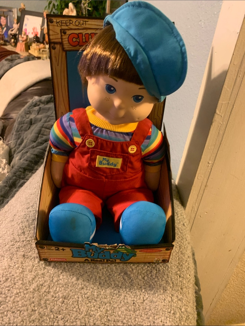 My Buddy Plush Doll in Blue & Red Outfit